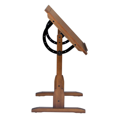 Table à dessin vintage en bois de 36 pouces de Studio Designs avec plateau à angle réglable pour le dessin