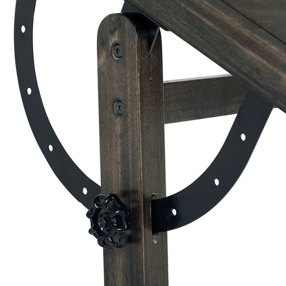 Table à dessin vintage en bois de 36 pouces de Studio Designs avec plateau à angle réglable pour le dessin