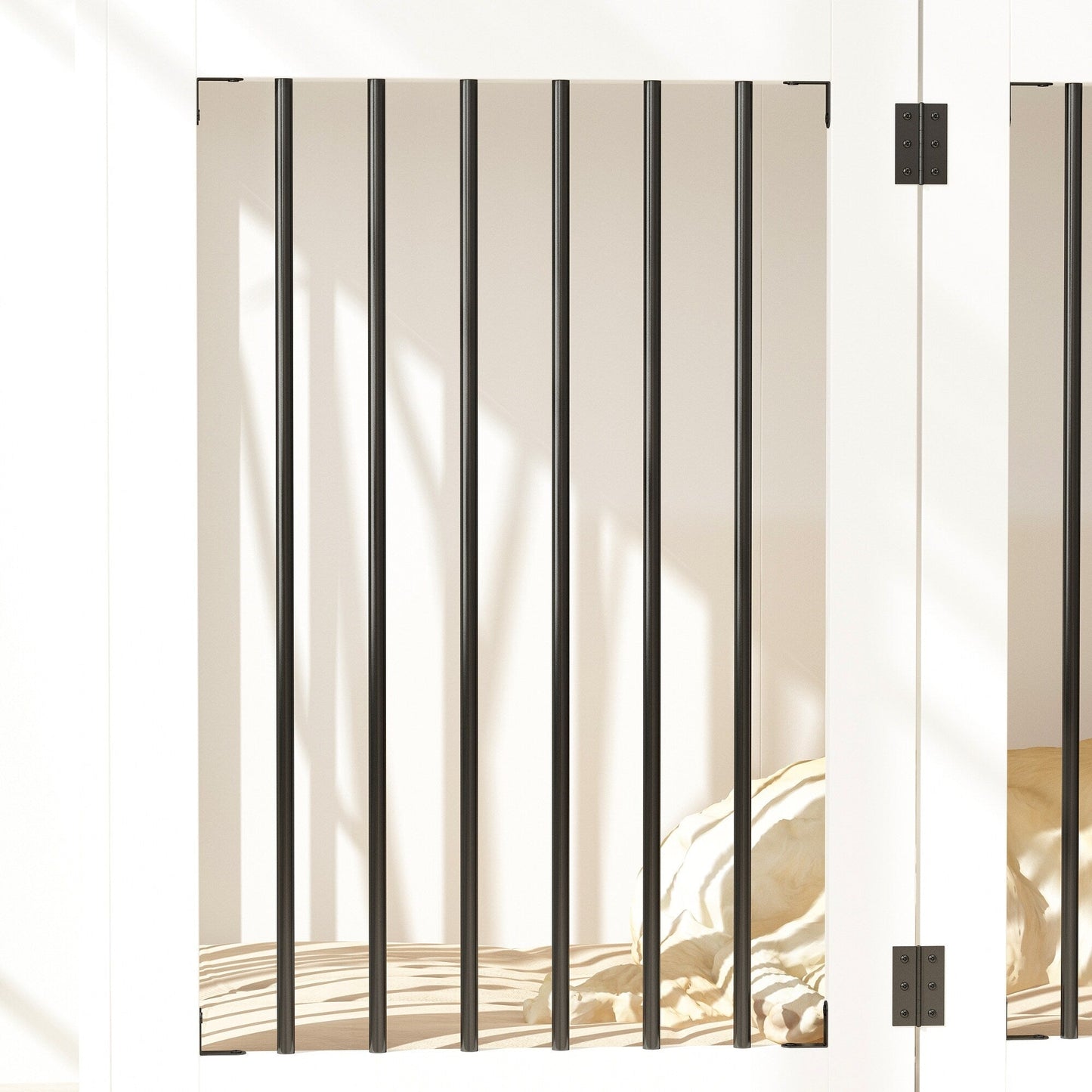 Élégant meuble de rangement en bois pour chien, 3 tiroirs