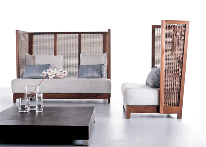 SUZY WONG LOVESEAT HIGH BACK