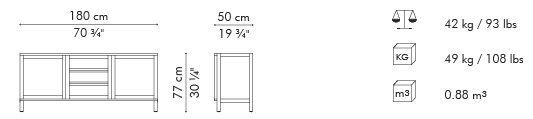 SUZY WONG BUFFET CABINET