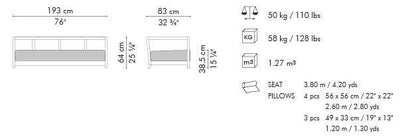 SUZY WONG SOFA LOW BACK