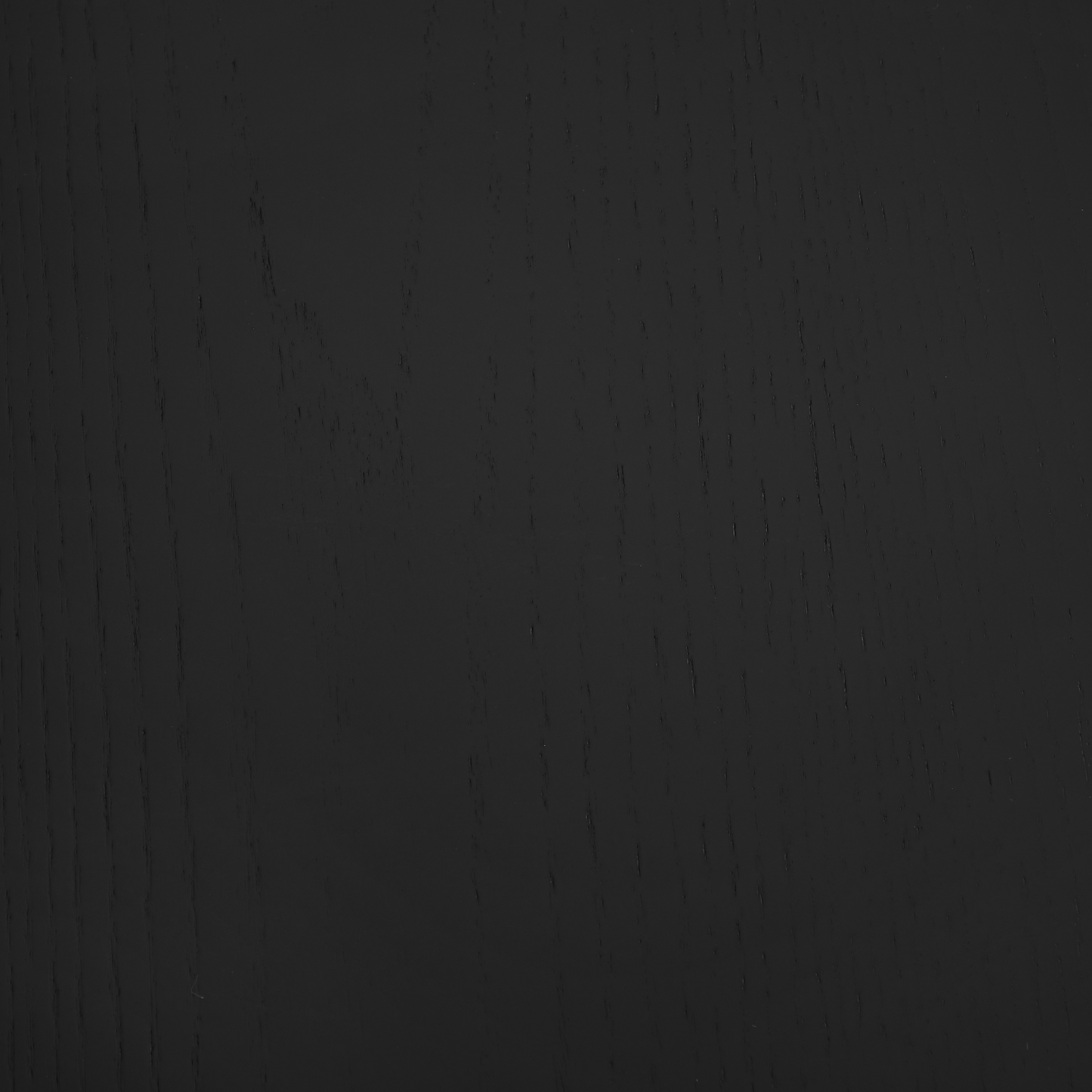 Table à manger ronde en bois noir Marco avec base en bois noir