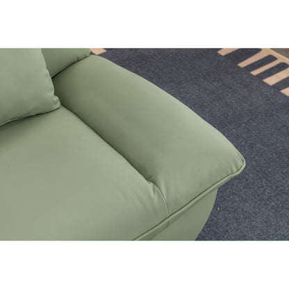 Fauteuil inclinable pivotant et électrique avec haut-parleurs Bluetooth, support de téléphone, ports de chargement USB et Type-C, rangement dissimulé dans les accoudoirs