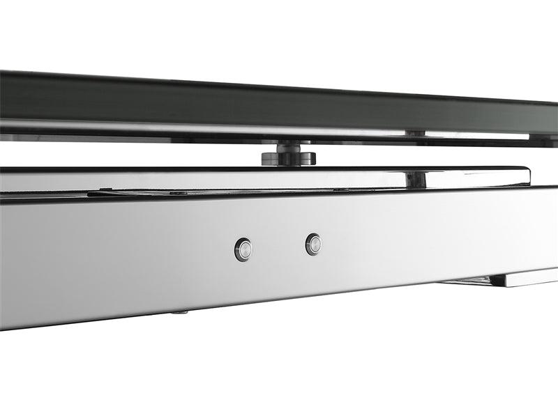 Plateau en verre fumé Igor (extensible)