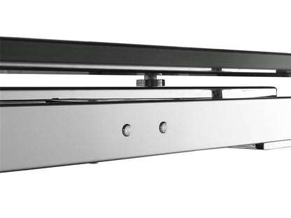 Plateau en verre fumé Igor (extensible)