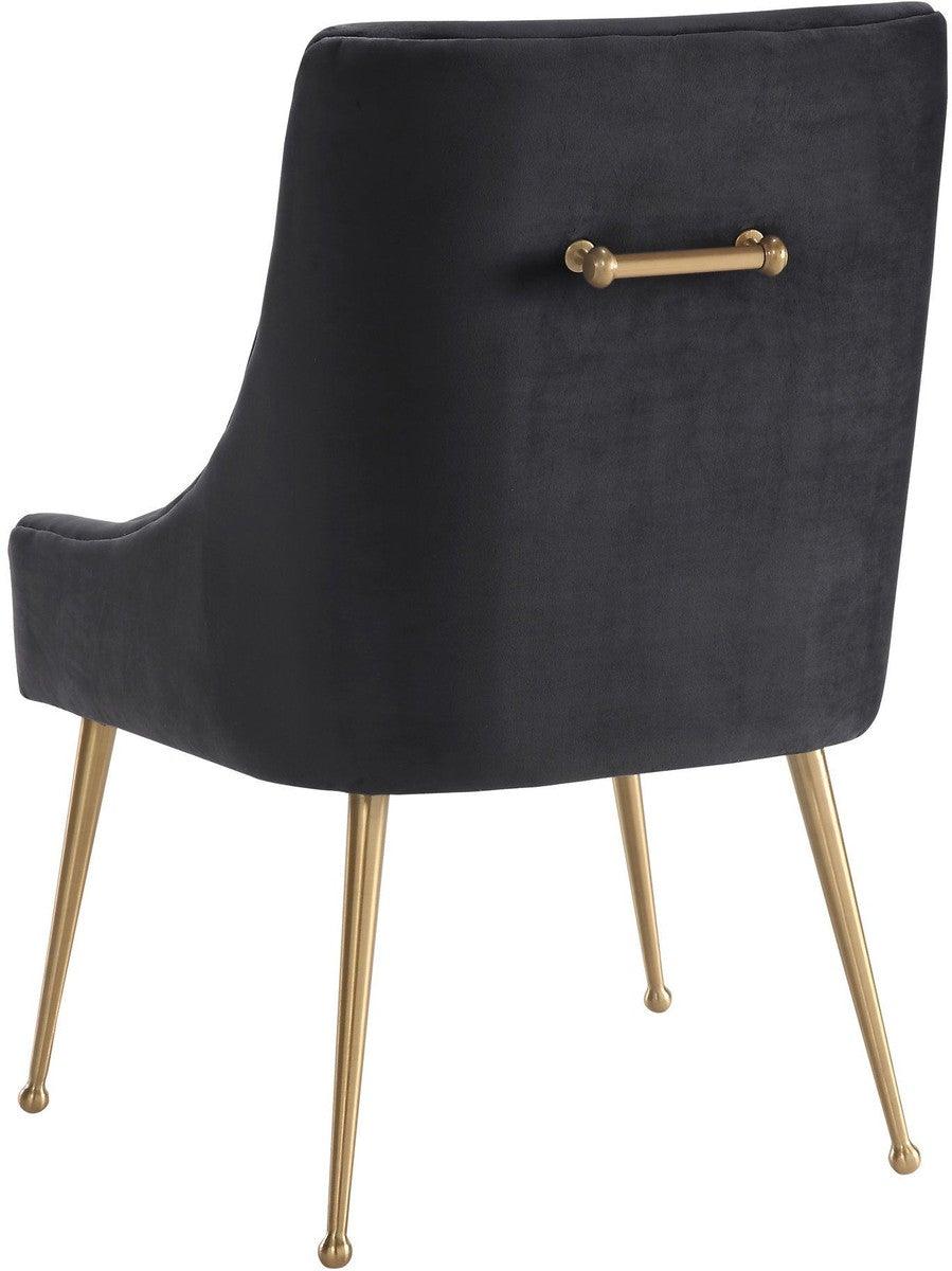 Chaise en velours Boston