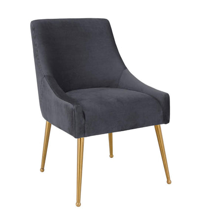 Chaise en velours Boston