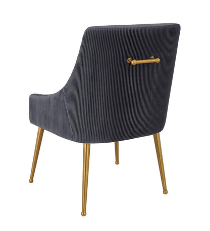 Chaise en velours Boston