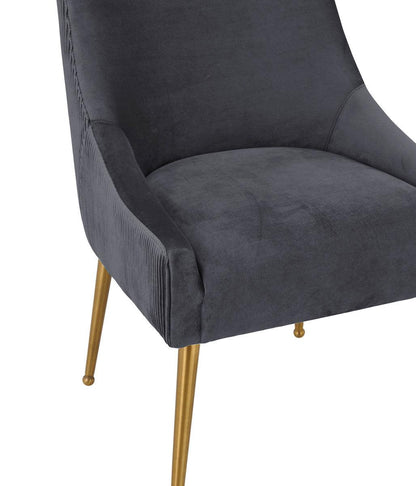 Chaise en velours Boston