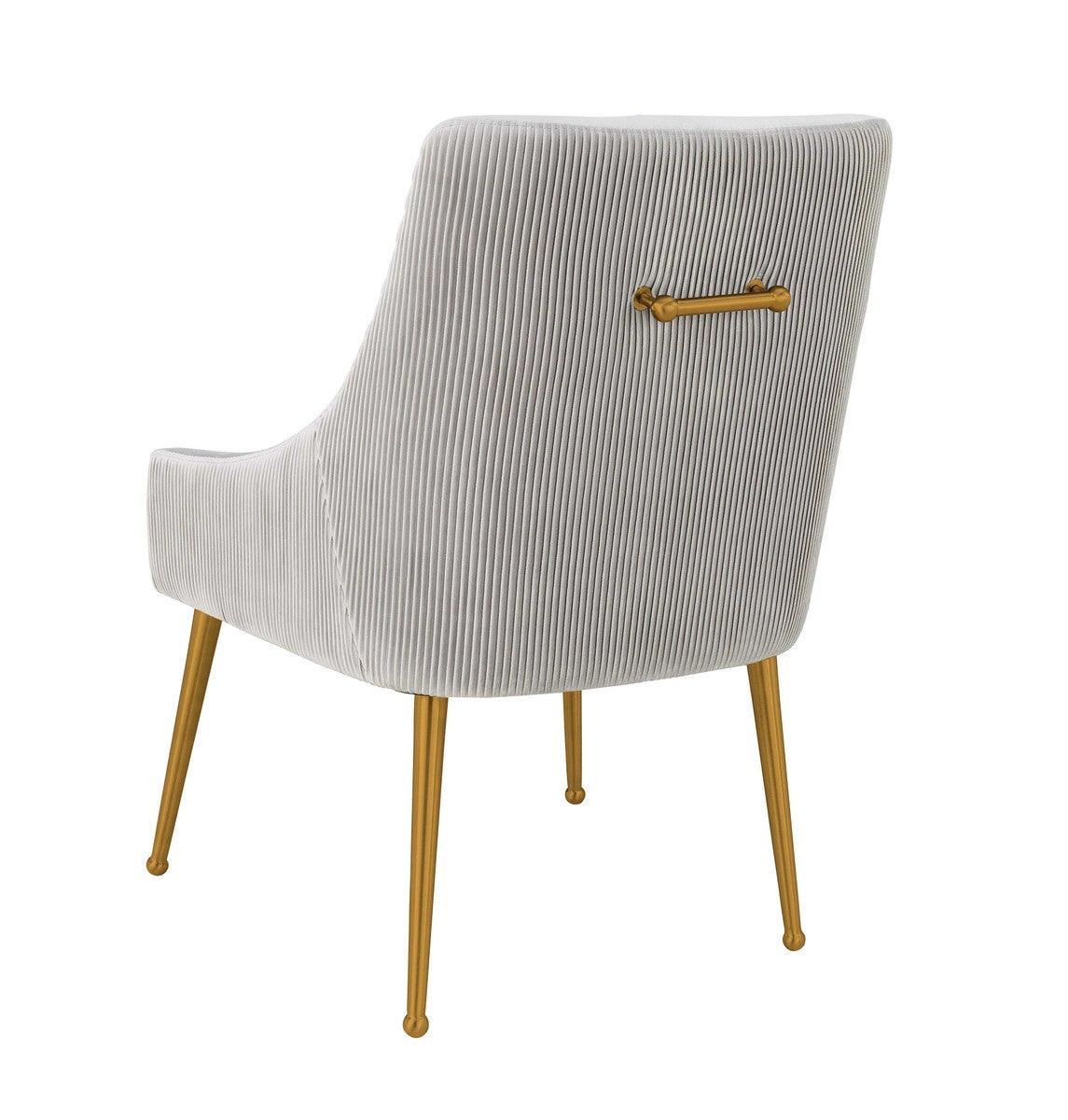 Chaise en velours Boston