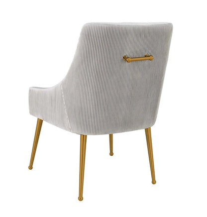 Chaise en velours Boston