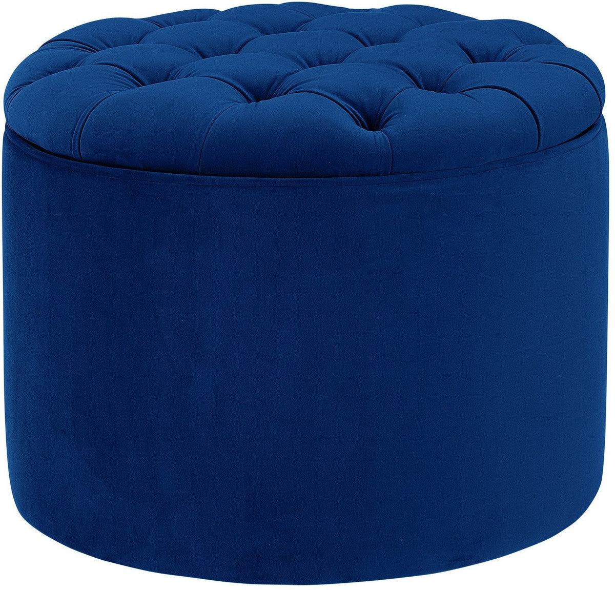Rani Velvet storage Ottoman