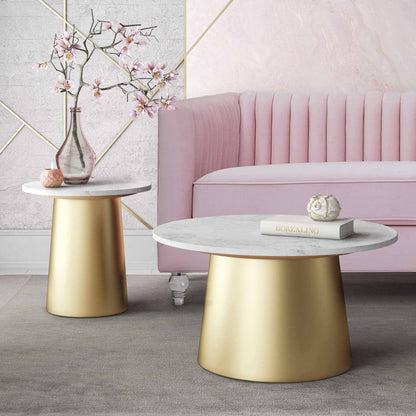 Table d'appoint en marbre Blake
