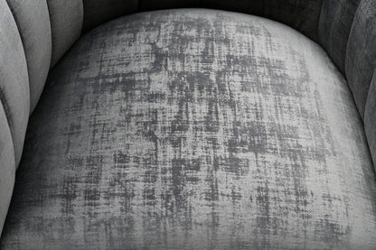 Chaise Magna Grey avec base dorée