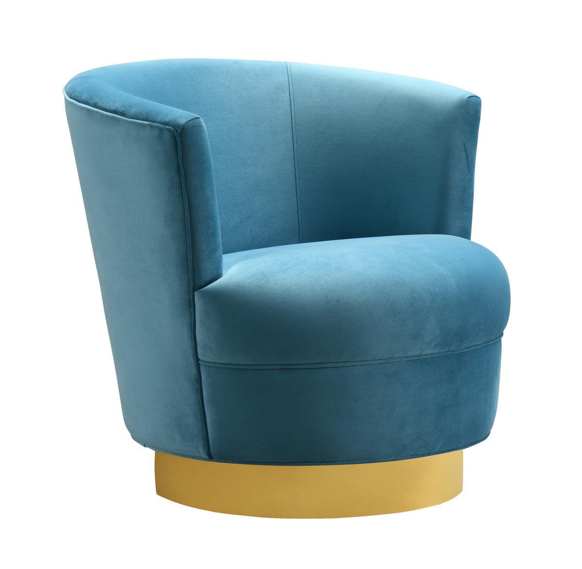Chaise pivotante Novak Lake Blue