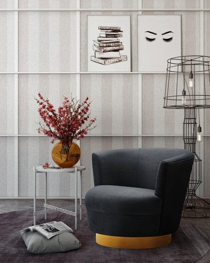 Chaise pivotante noire Novak