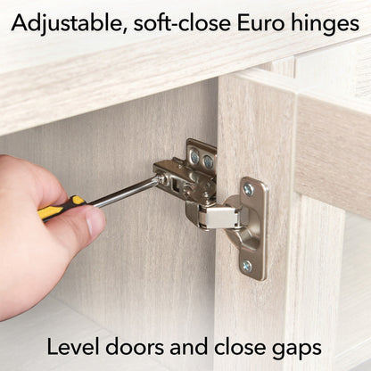 Meuble TV rectangulaire Tillman pour téléviseurs jusqu'à 75