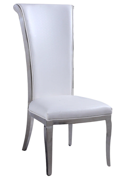 Chaise de salle à manger blanche Josie