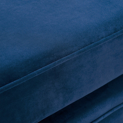 Chaise longue vintage avec accoudoirs en volutes par Christopher Knight Home