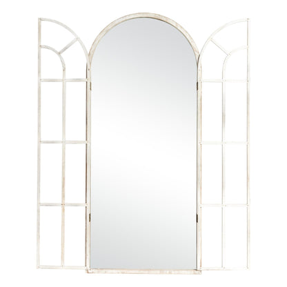Miroir de fenêtre en bois arqué 71'' L x 31'' l