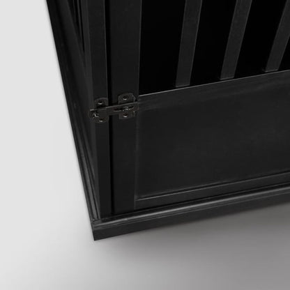 Table d'appoint en bois pour cage pour animaux de compagnie avec porte verrouillable