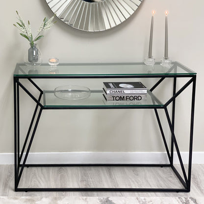 Console Ava noir mat
