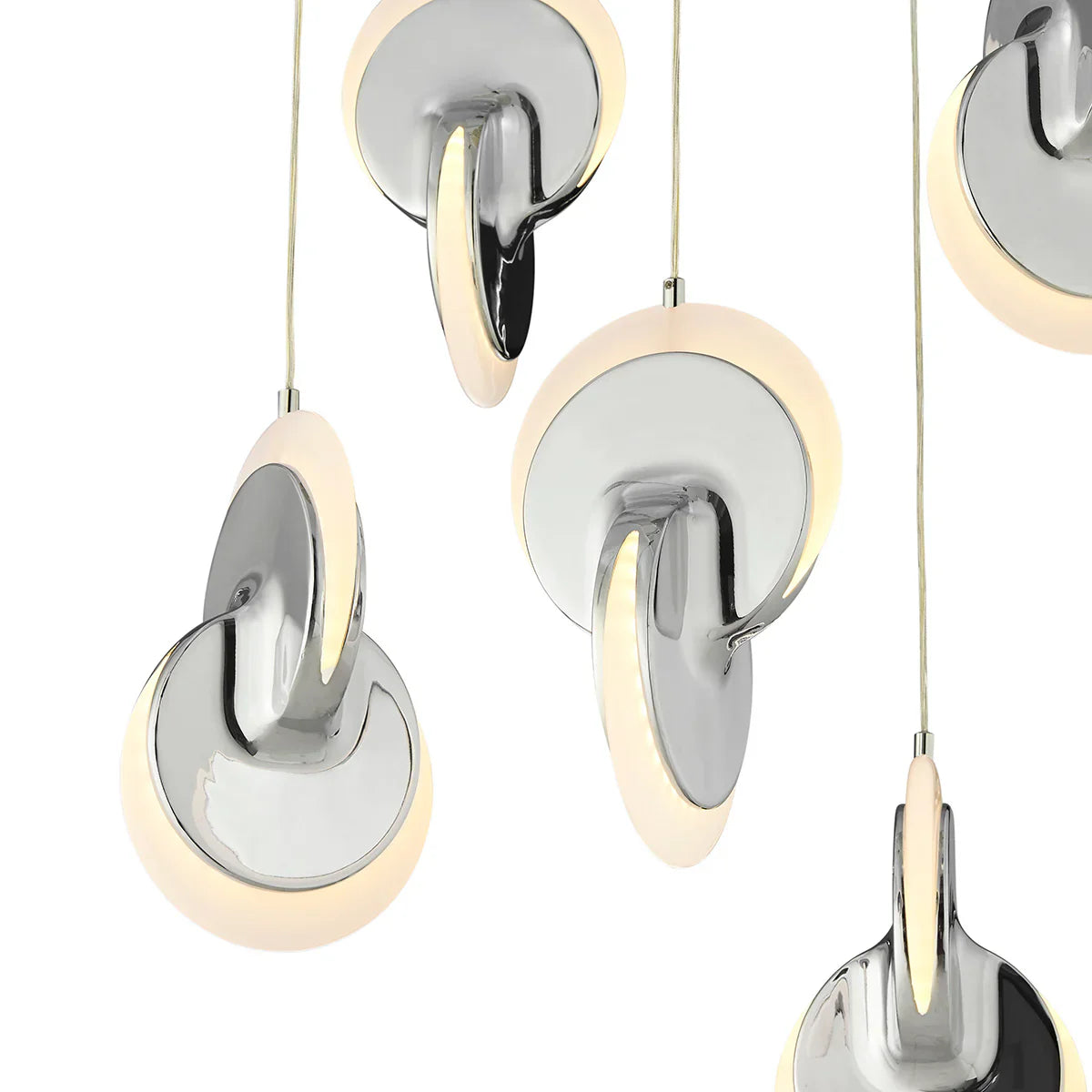 WHEEL 5-LIGHT CHANDELIER