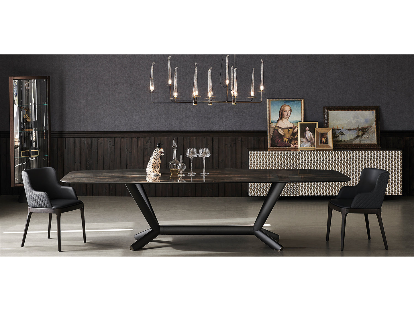 Table à manger Planer en céramique - 126 W