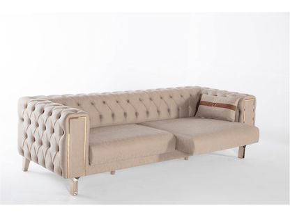 Canapé convertible en tissu de la collection Montenegro