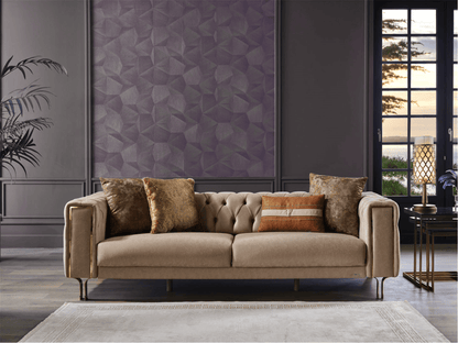 Canapé convertible en tissu de la collection Montenegro