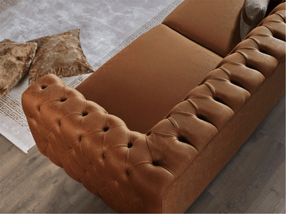 Canapé convertible en tissu de la collection Montenegro
