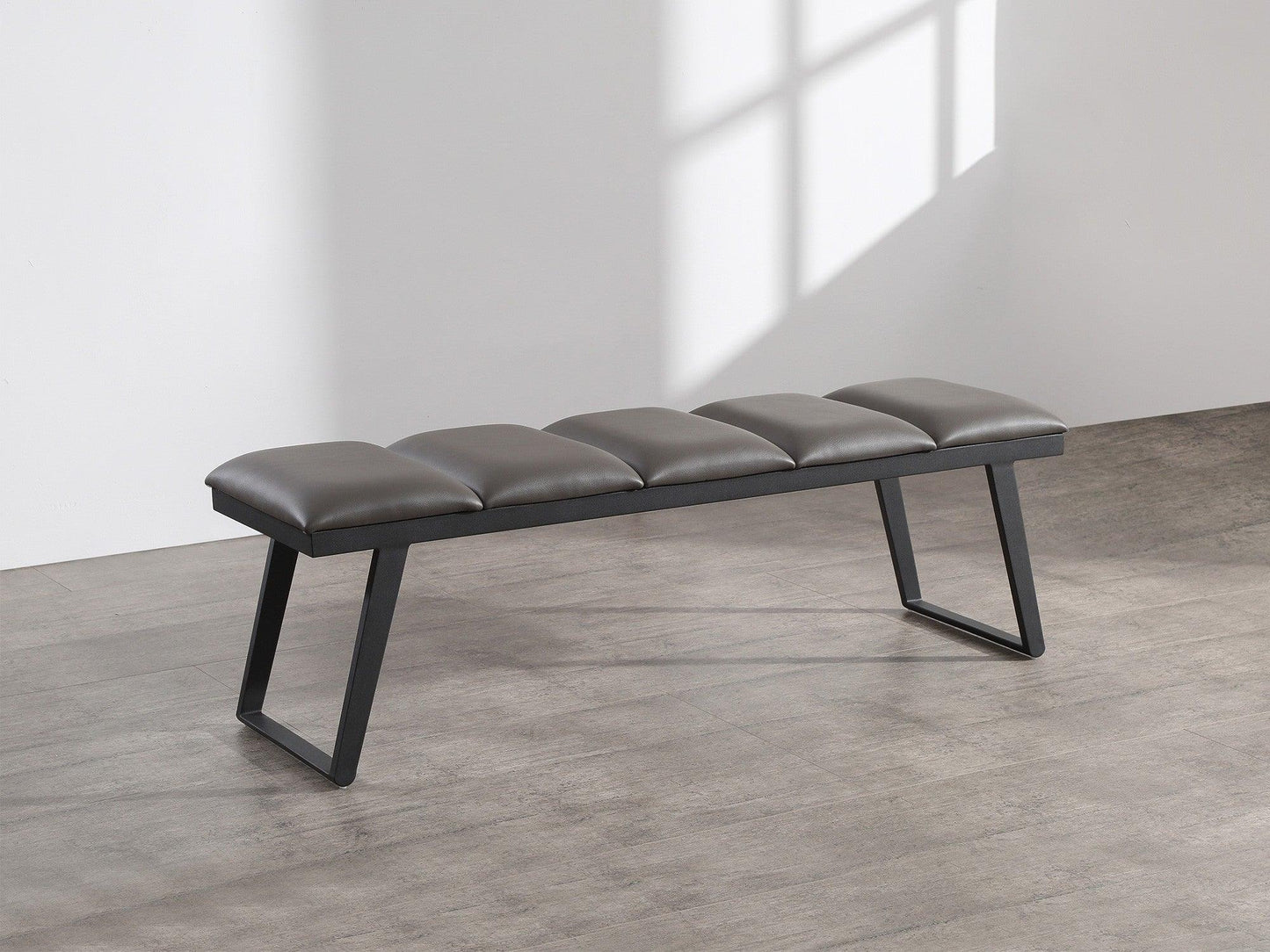 Nathan Bench in Dark Gray