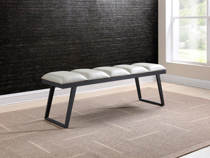 Nathan Bench in Dark Gray