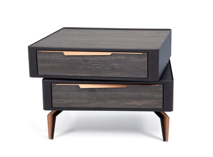 Table de direction Brooklyn avec table d'appoint/piédestal