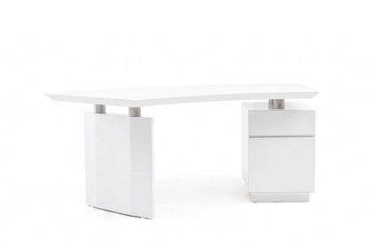 Sky Modern White Office Desk