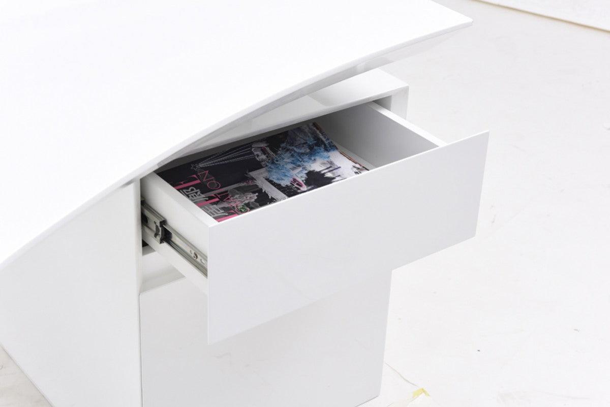 Sky Modern White Office Desk