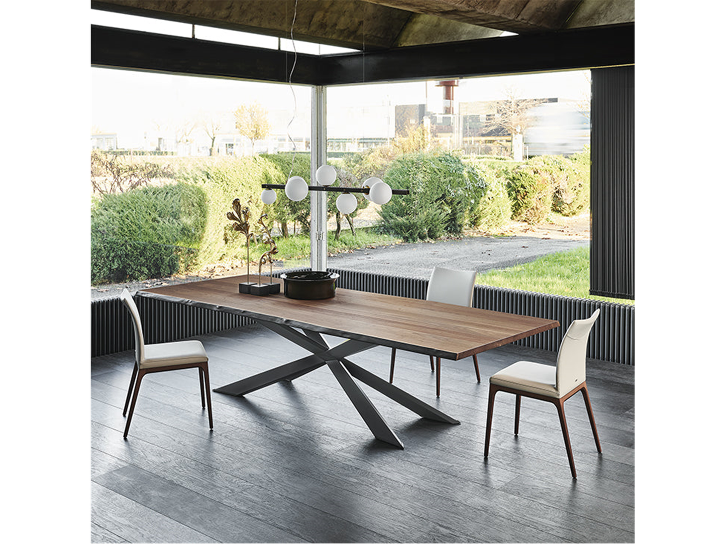 Spyder Wood Dining Table - 118W