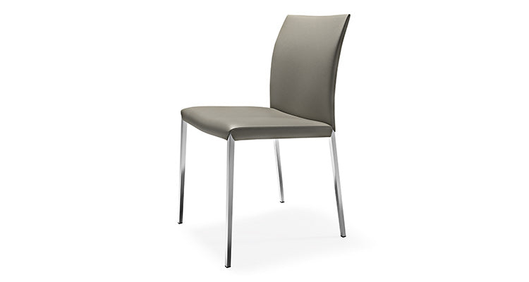 Chaise de salle à manger en cuir Erika