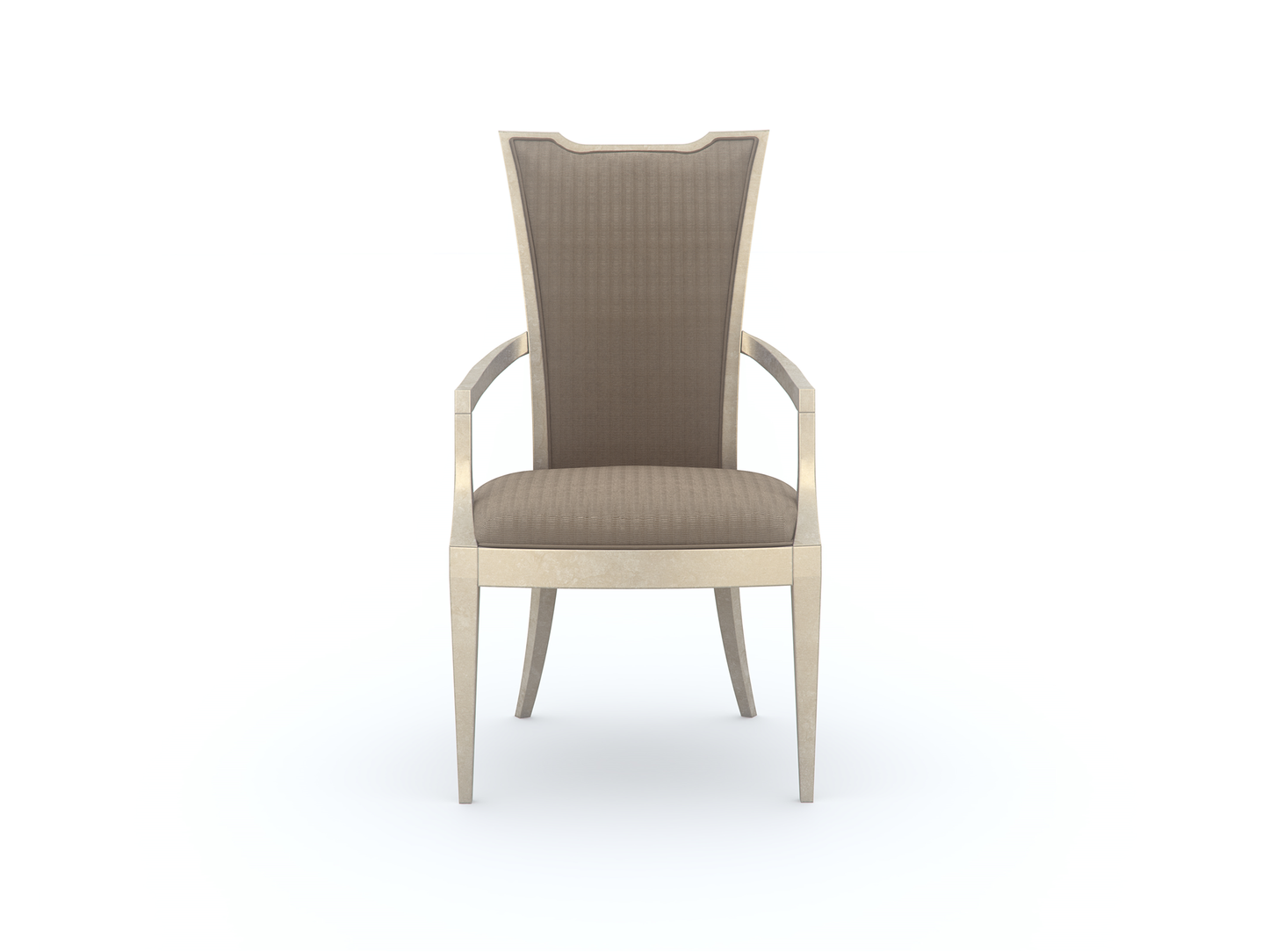 Chaise de salle à manger Babs très attrayante en feuille d'argent douce