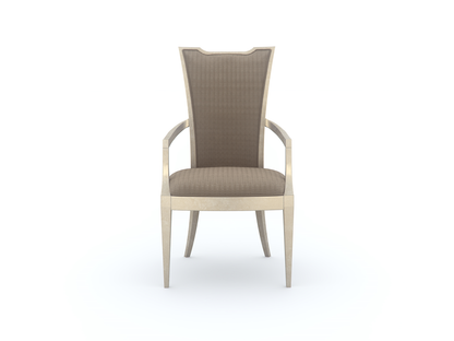 Chaise de salle à manger Babs très attrayante en feuille d'argent douce