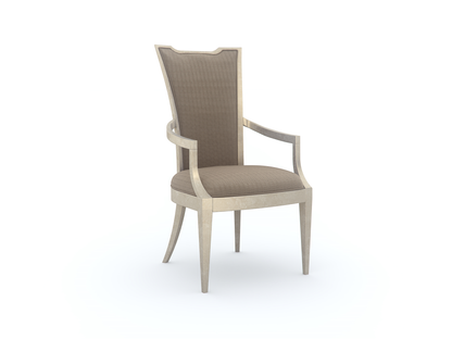 Chaise de salle à manger Babs très attrayante en feuille d'argent douce