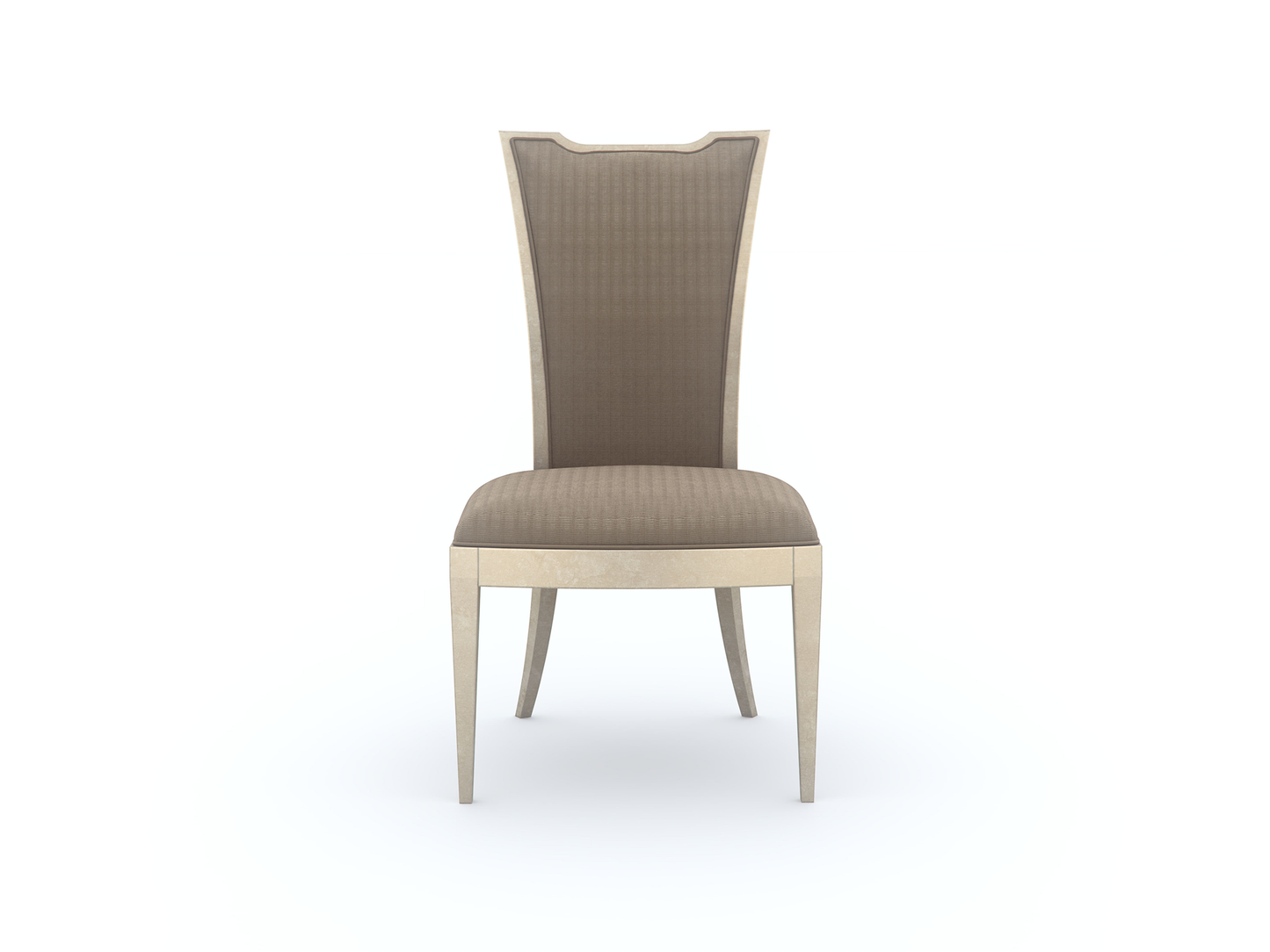 Chaise de salle à manger Babs très attrayante en feuille d'argent douce
