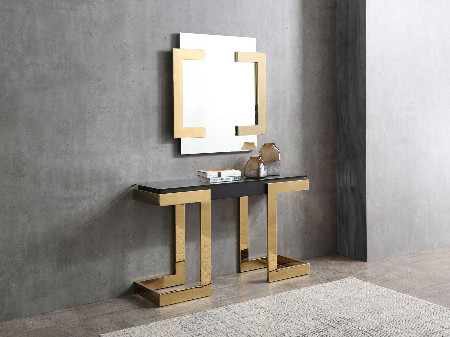 Zen Black & Gold Console 52W