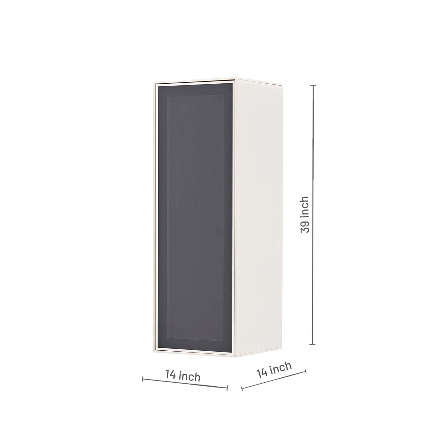 Module supérieur de meuble TV Brita avec couvercle en verre