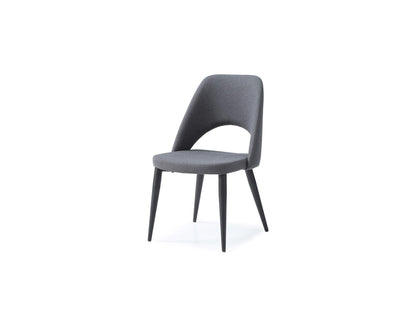 Chaise de salle à manger Abby bleu marine