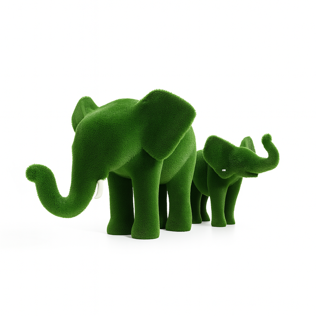 Elephant Grass Topiary Collection