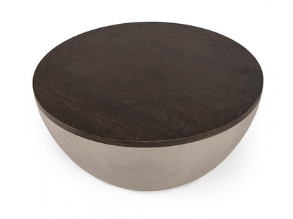 Table basse demi-tambour