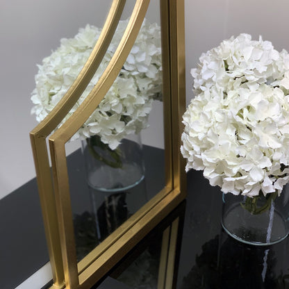 Miroir à cadre doré Gaia