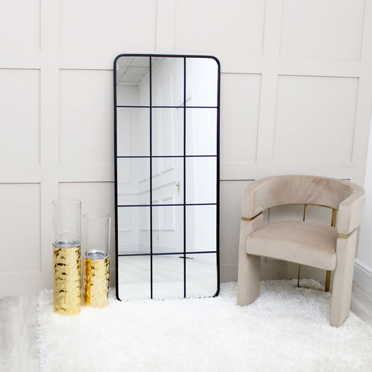 Miroir rectangulaire noir